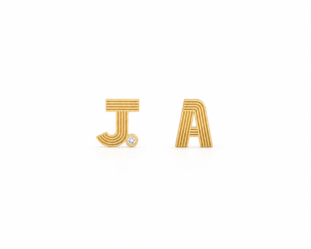 Retro Fluted Earring