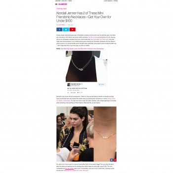 Glamour - Kendall Jenner + GiGi Hadid