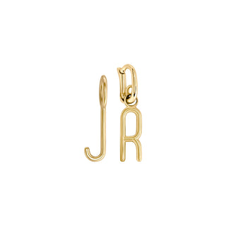 Elongated Letter Charm