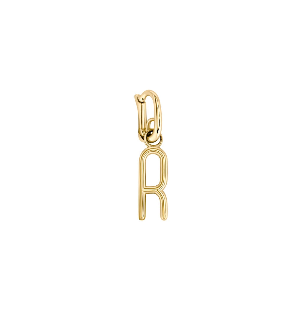 Elongated Letter Charm