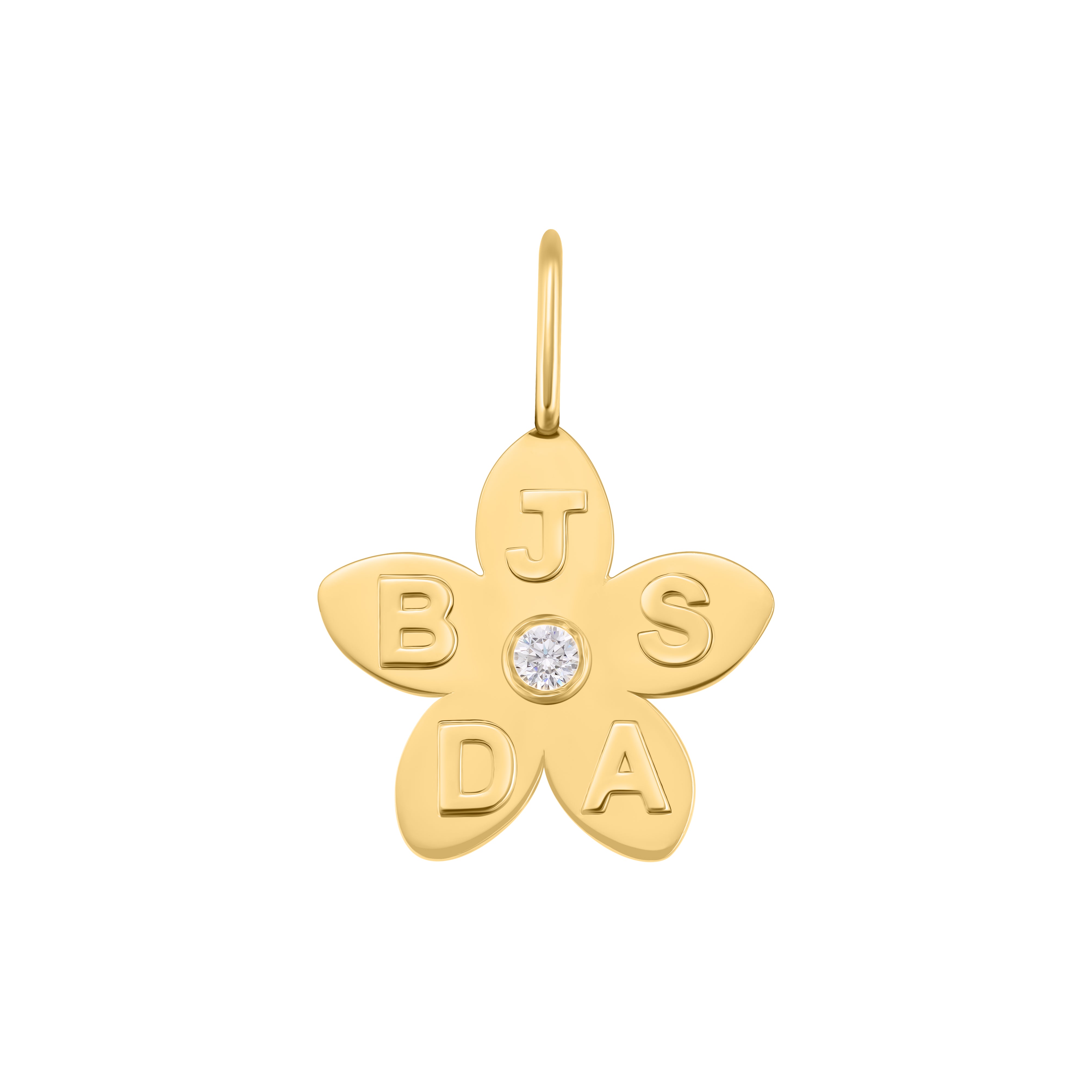 5 Petal Flower Charm