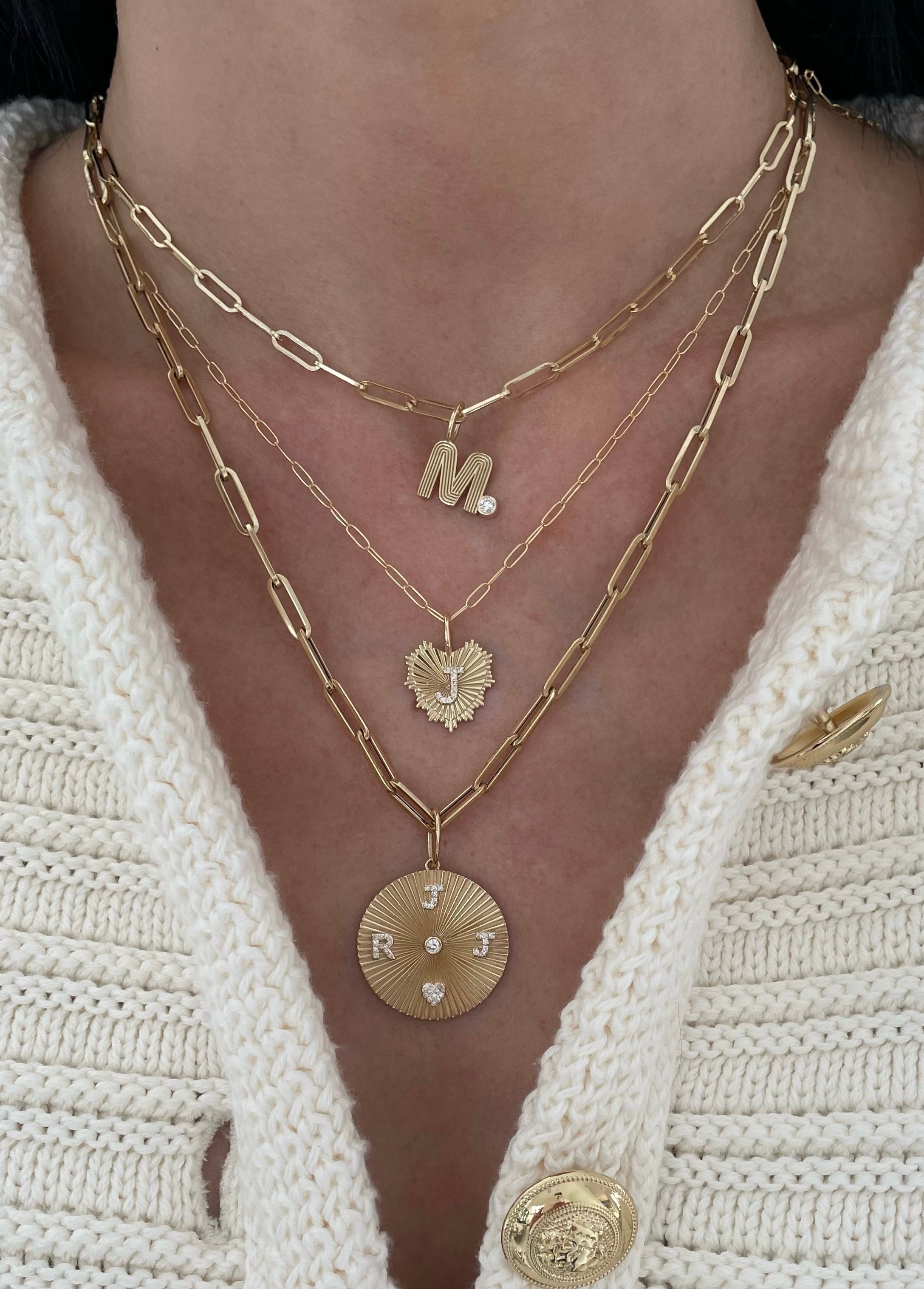 Large Medallion Charm