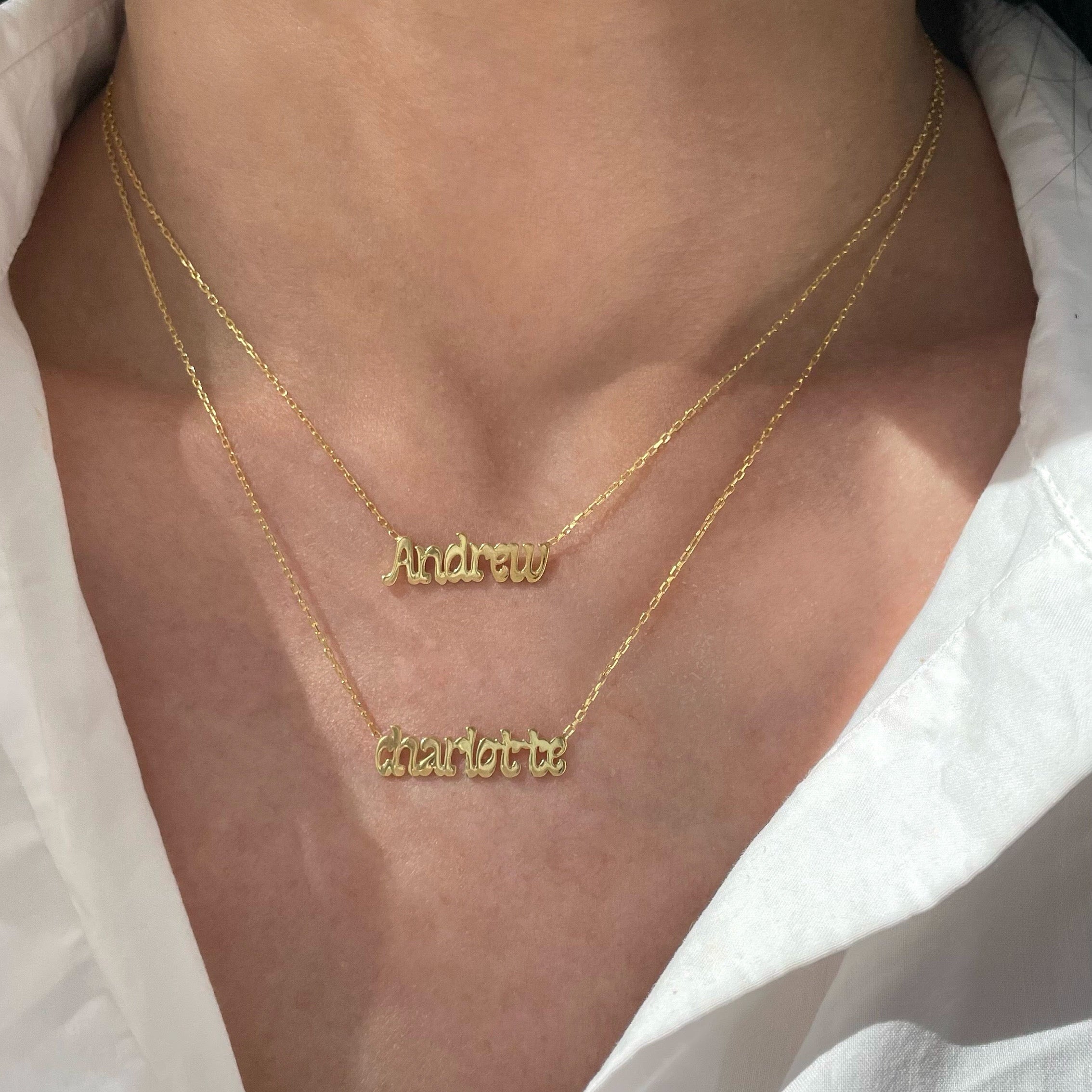 Groovy Name Necklace