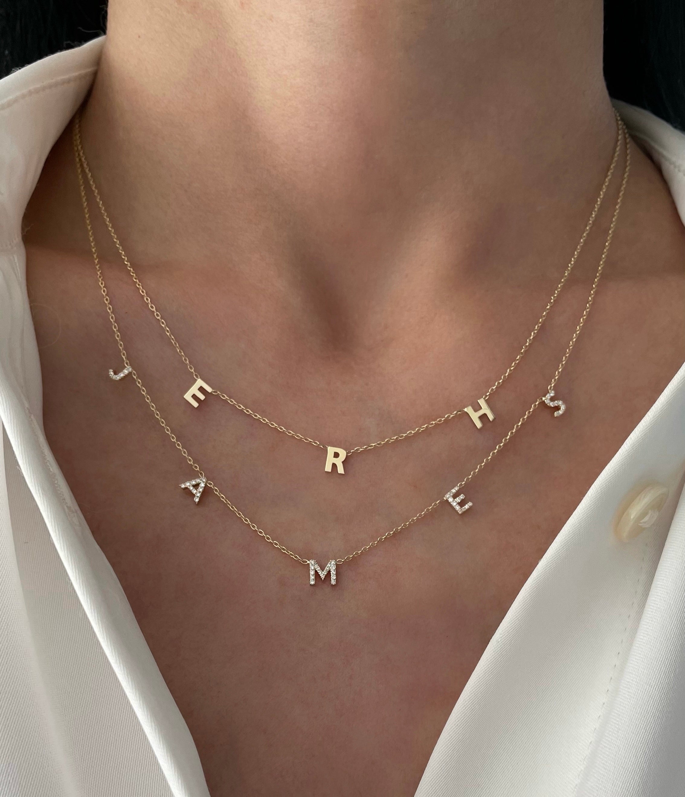 Mini Spaced Out Letters