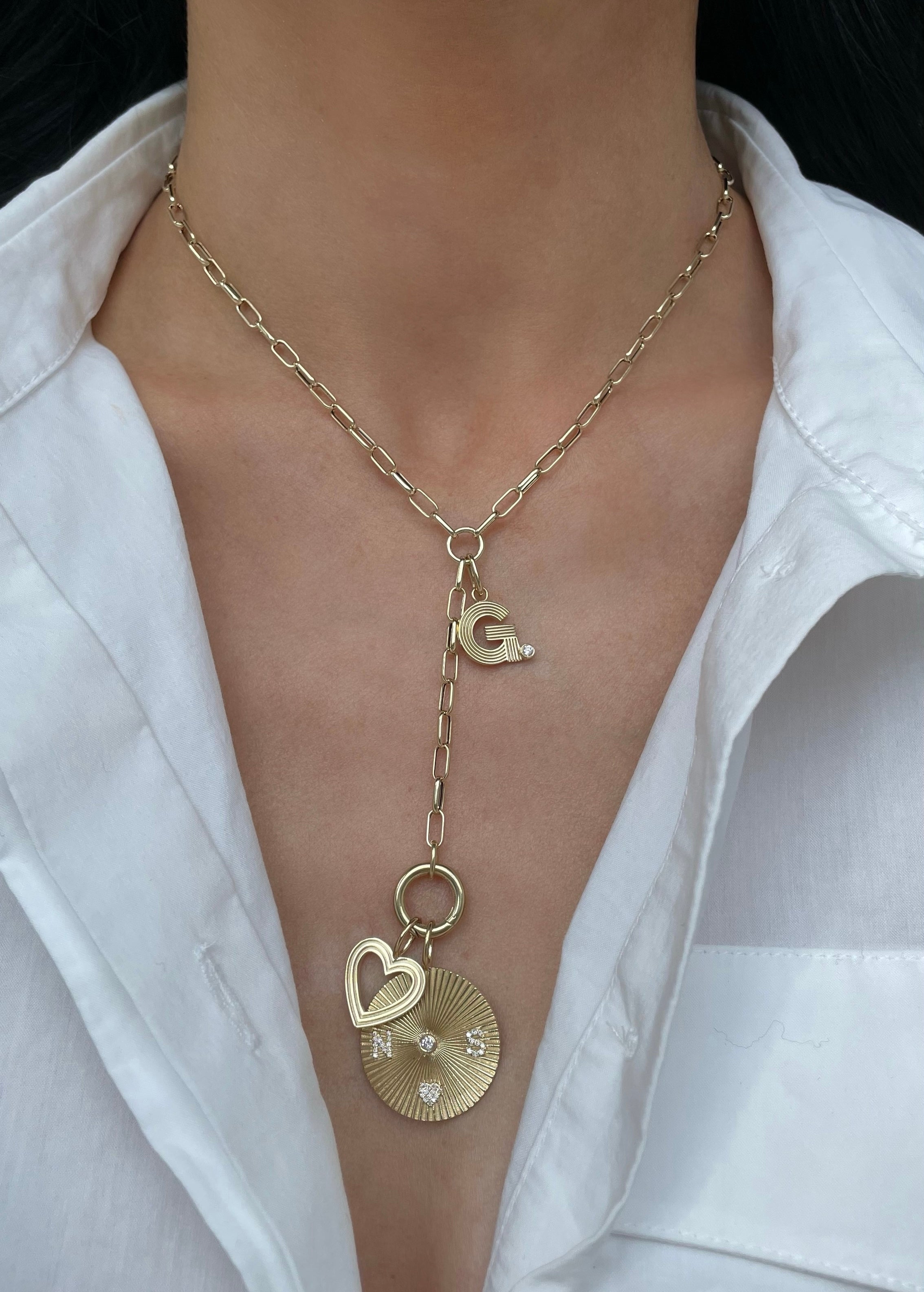 Large Medallion Charm