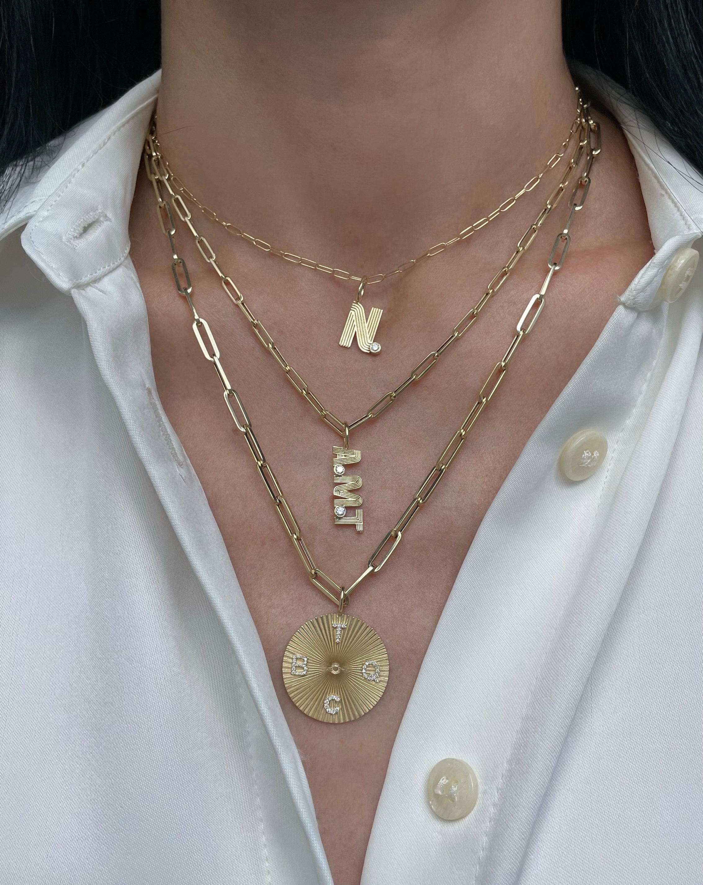 Large Medallion Charm