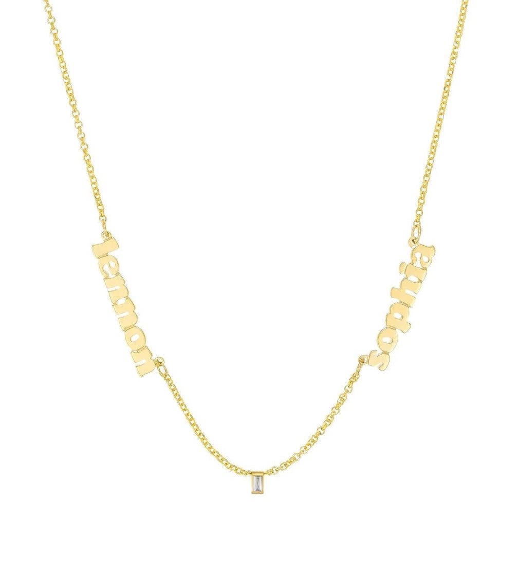 Mini Me with Dangling Diamond Stone