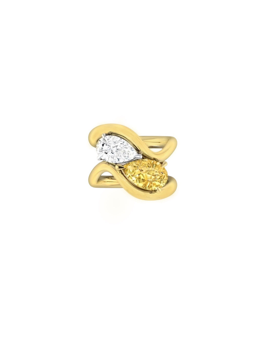 Stackable Pear Rings