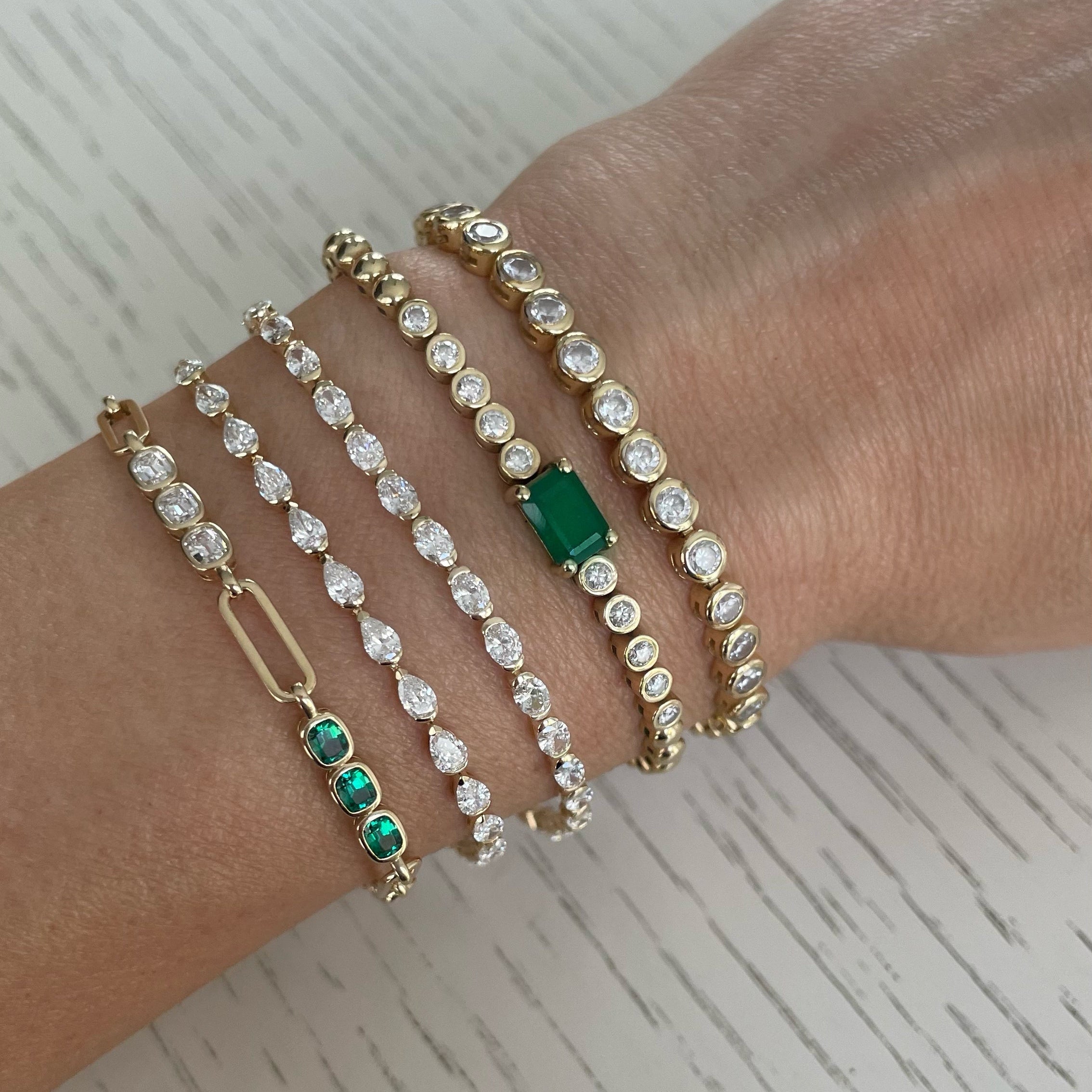 Lab Oval Diamond Bracelet