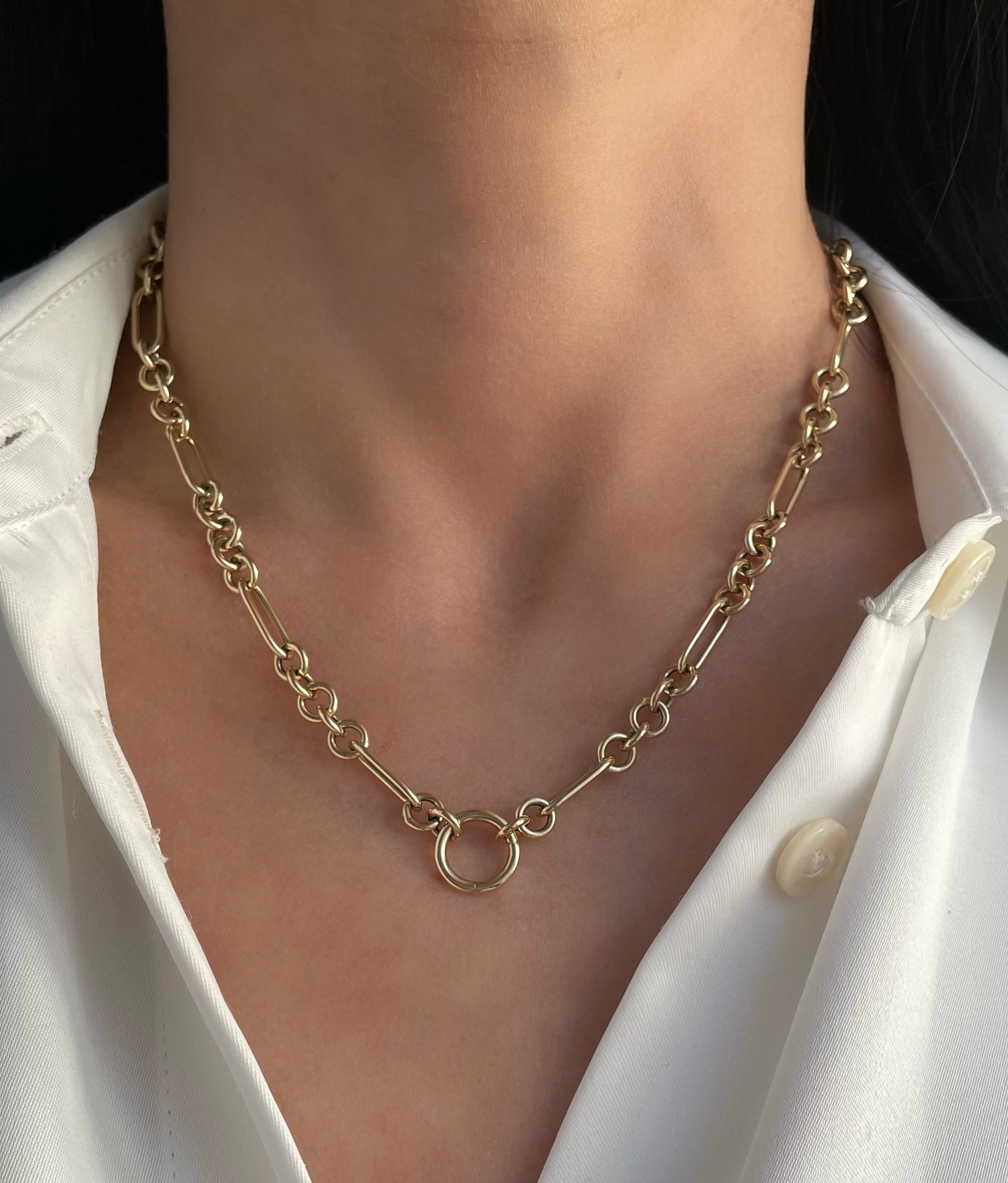 Mixed Link Chain with Enhancer