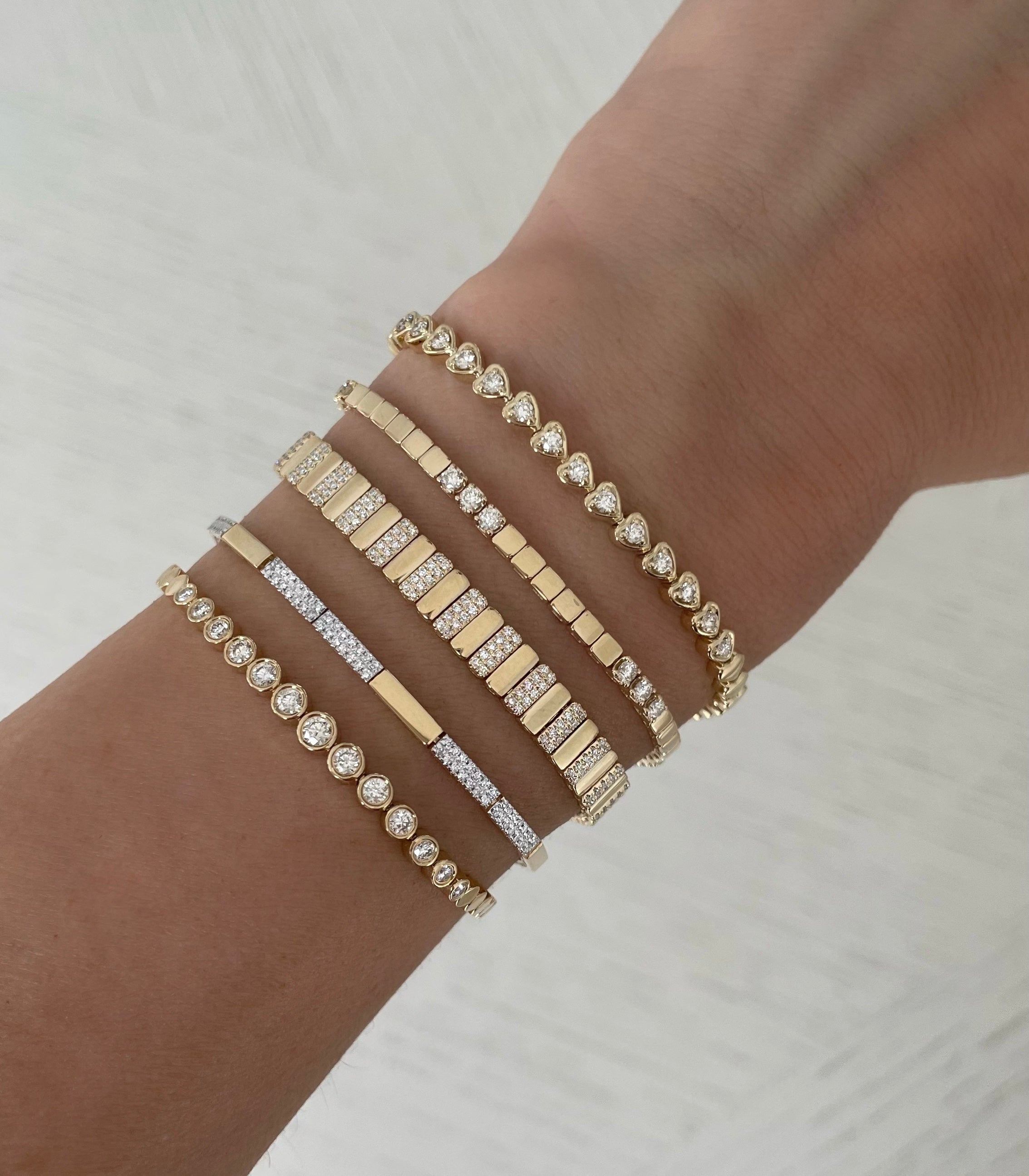 Heart & Diamond Bracelet