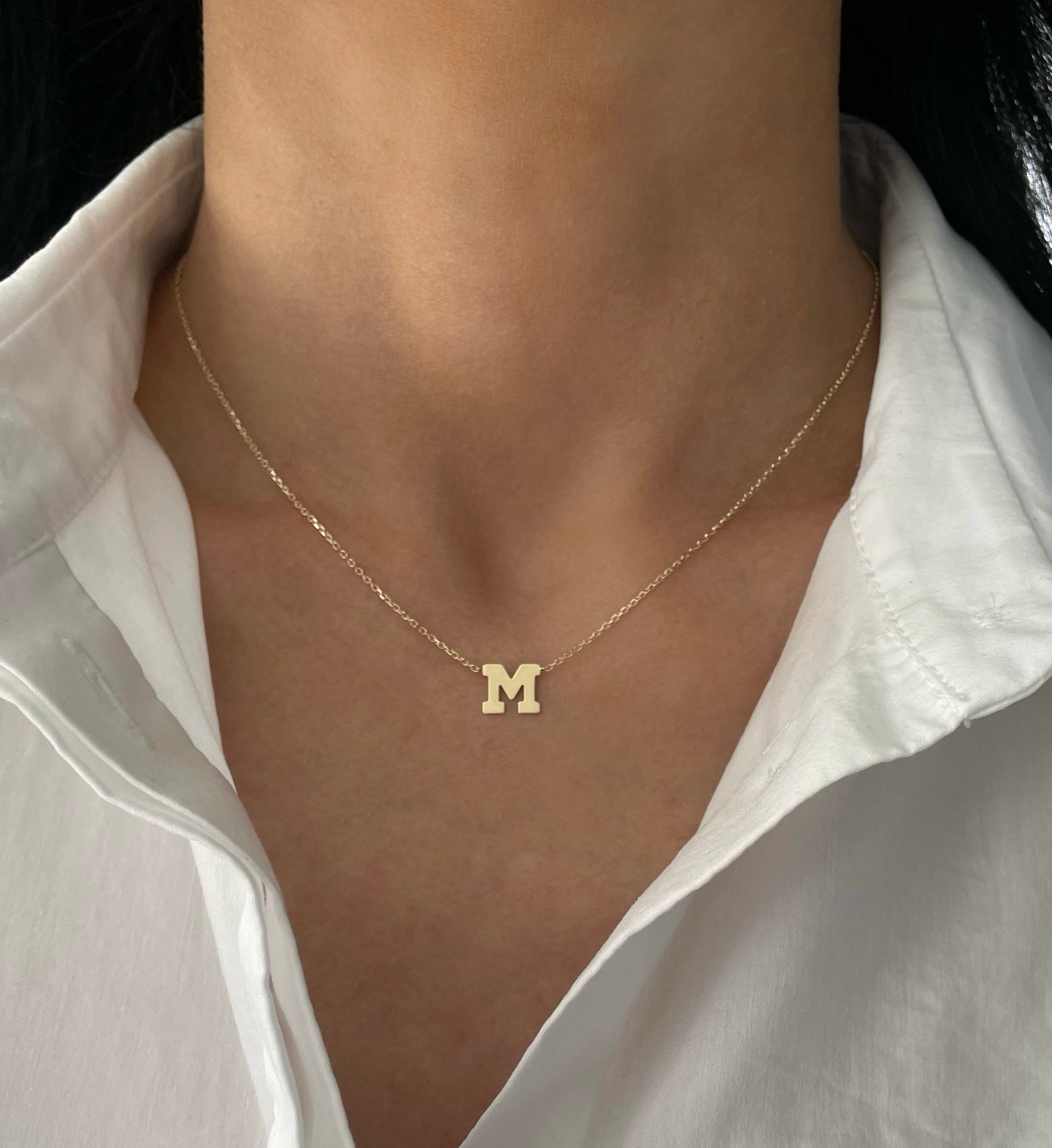 Varsity Initial Necklace