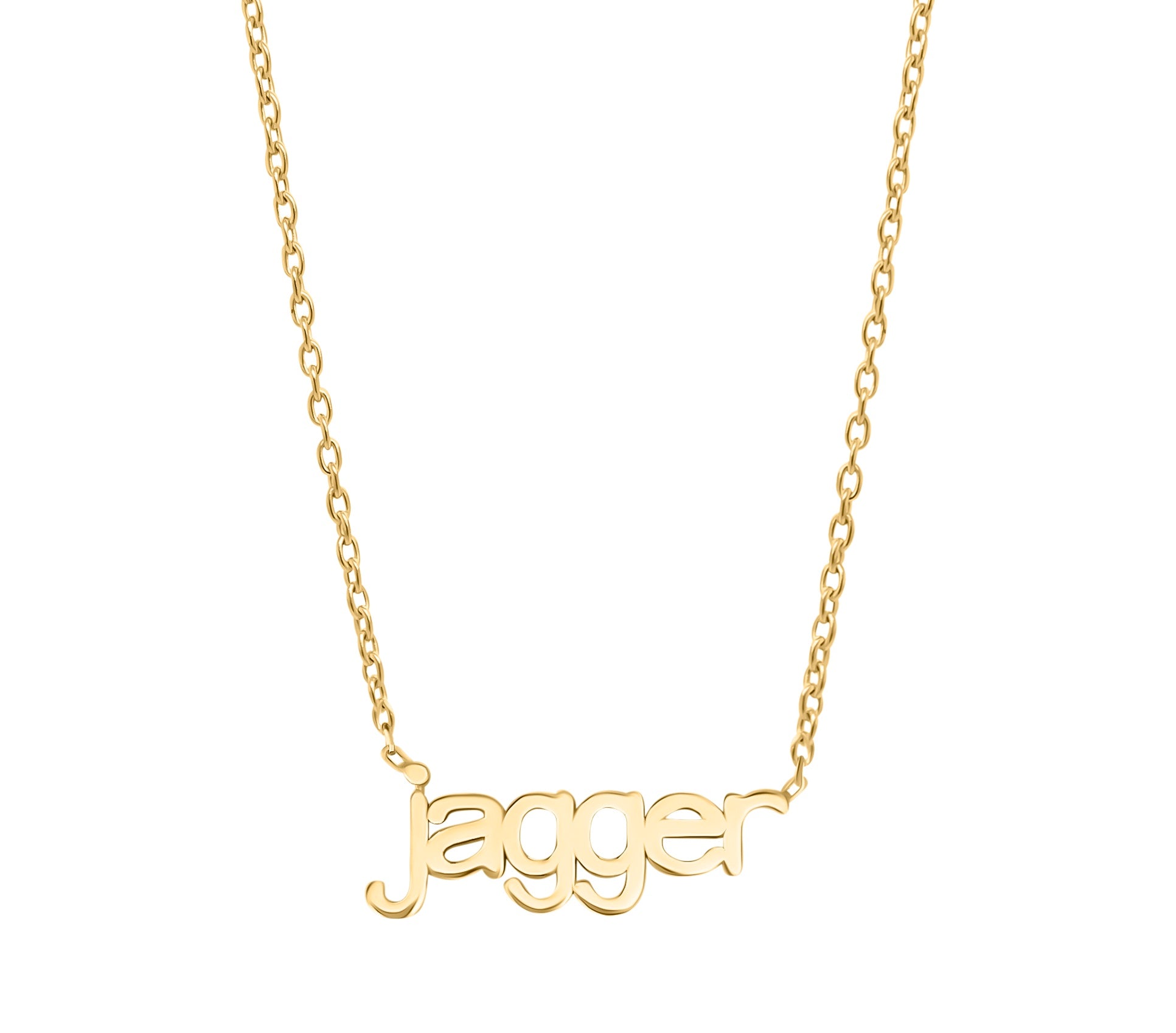 Modern Slim Name Necklace