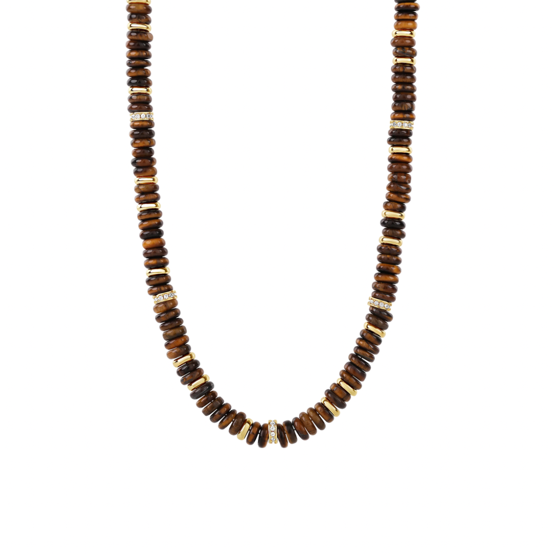 Tigers Eye Stone Necklace