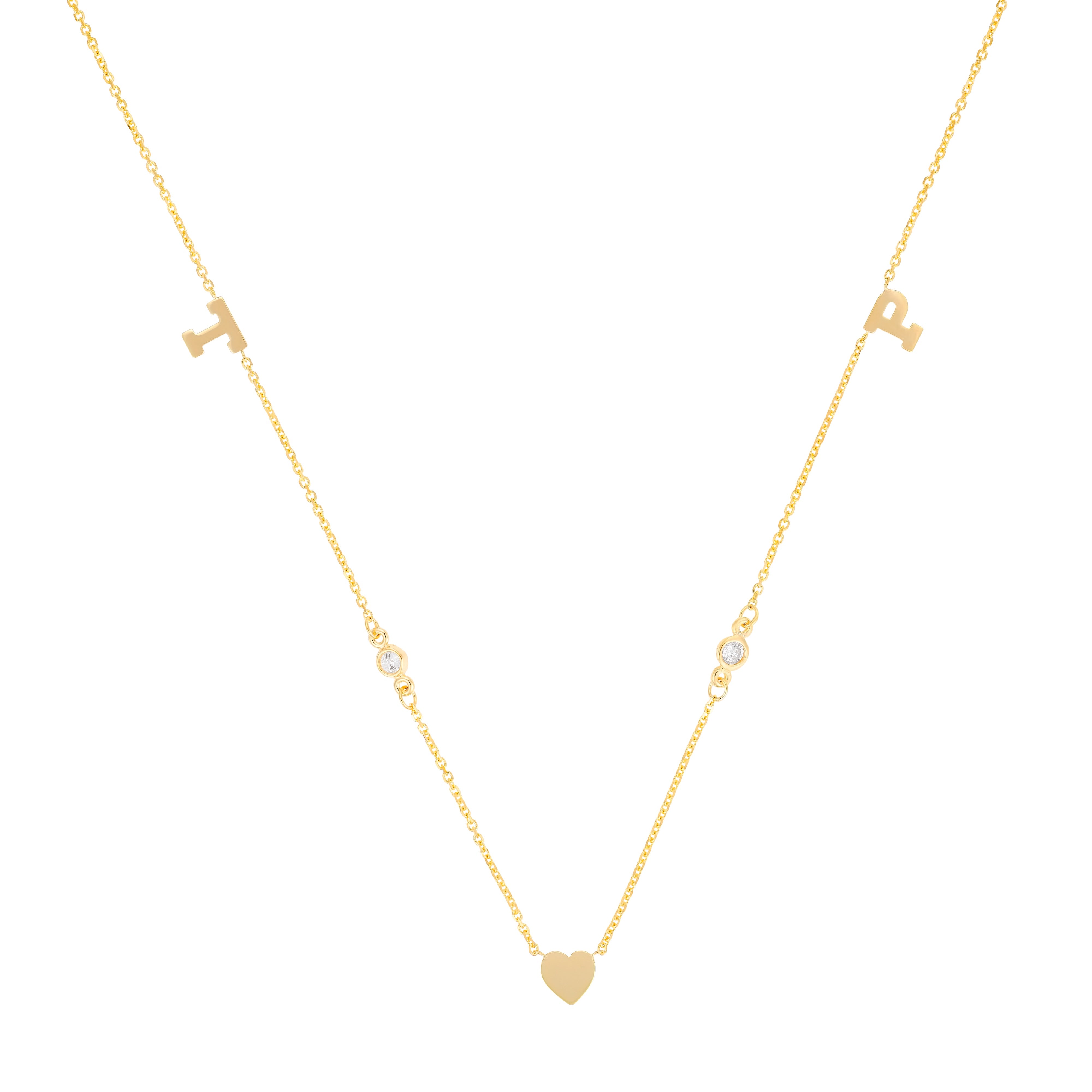 Baby Squad Goals - Personalized Necklace With Diamond in Chain- Lola James Jewelry