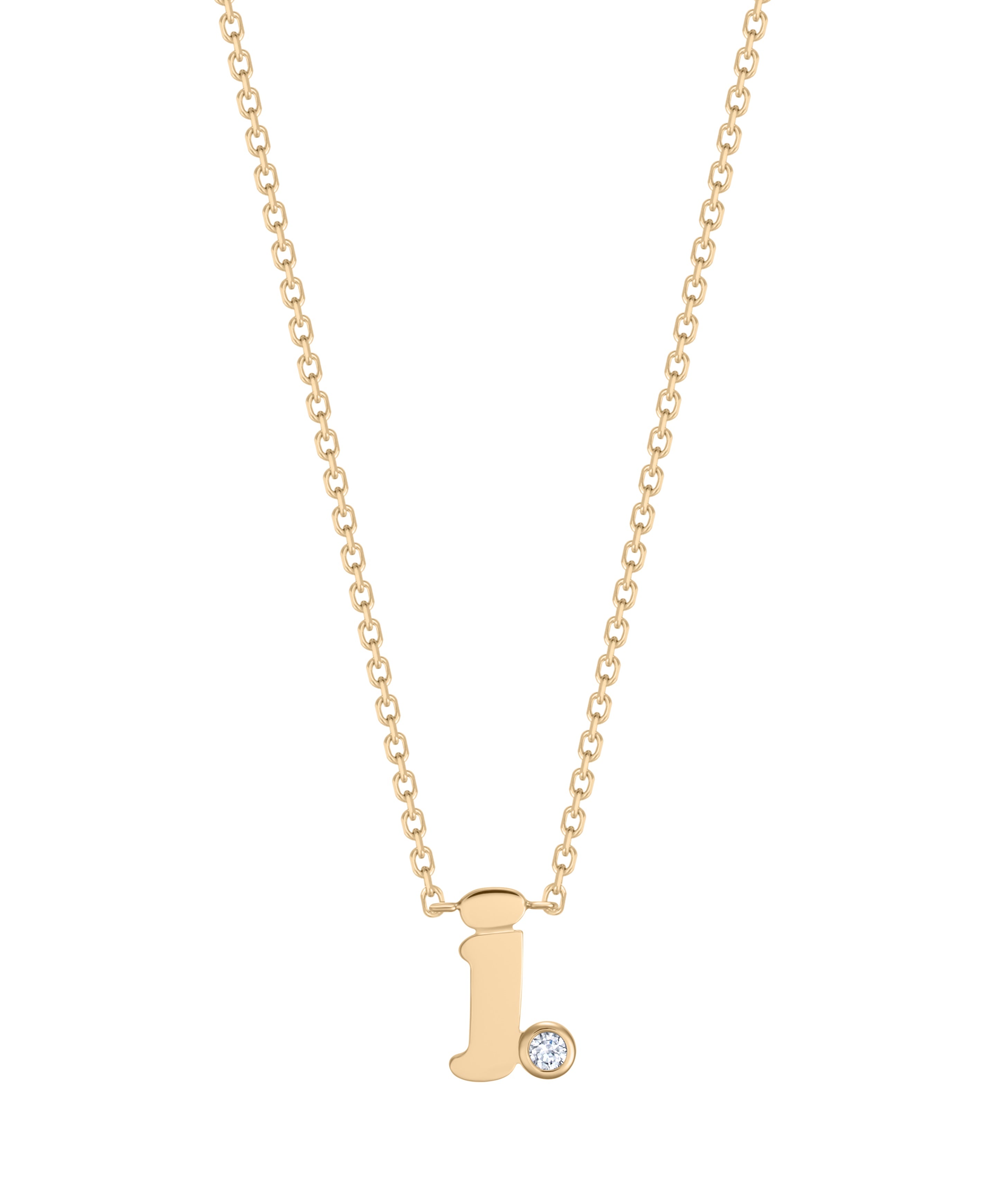 Mini Me Letter with Diamond Accent