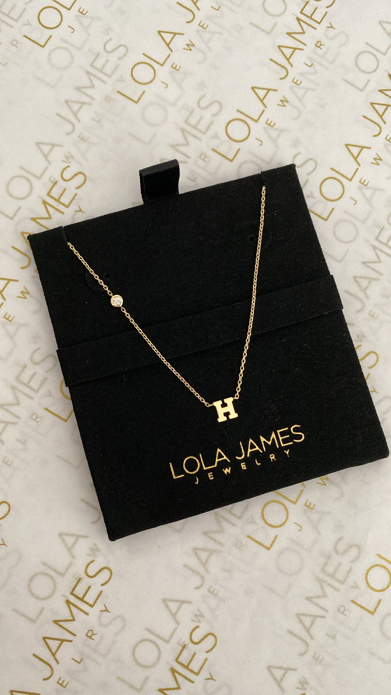 Mini Initial + Diamond