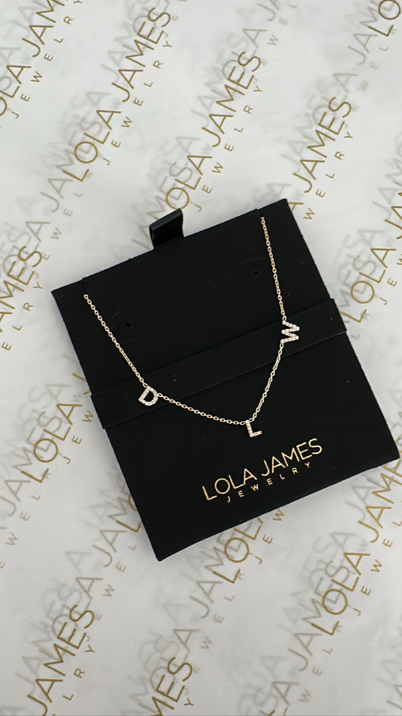 Mini Diamond Spaced Out Letters