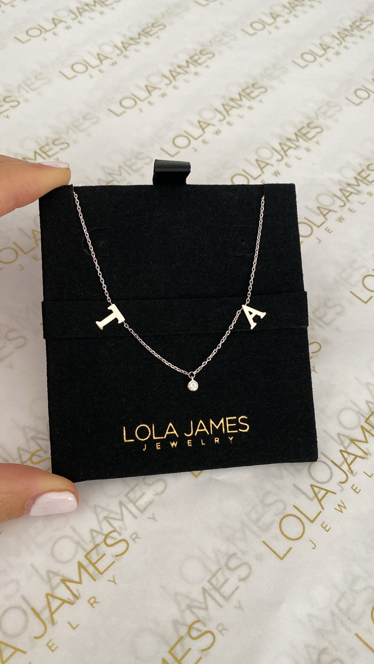 Squad Goals Letters + Dangling Diamond