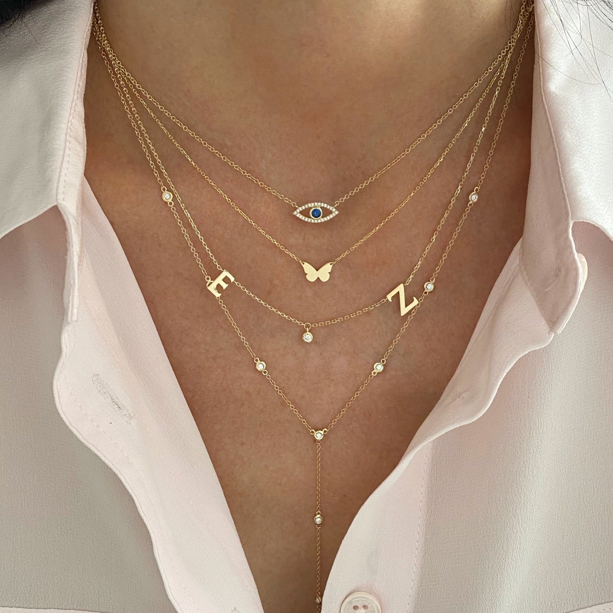 Squad Goals Letters + Dangling Diamond