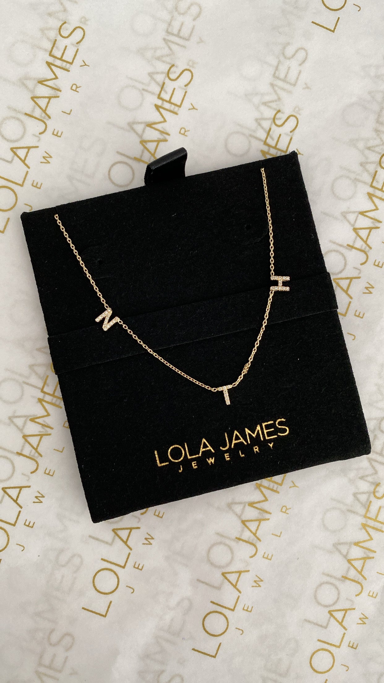 Mini Diamond Spaced Out Letters