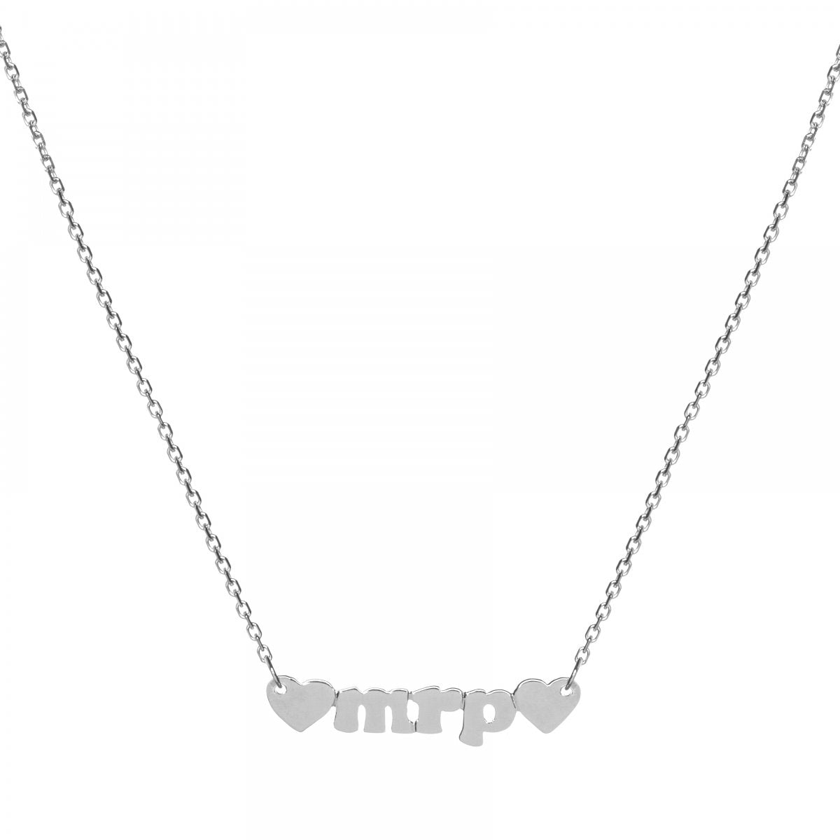 Mini Me - 14k White Gold Personalized Custom Necklace - Lola James Jewelry 