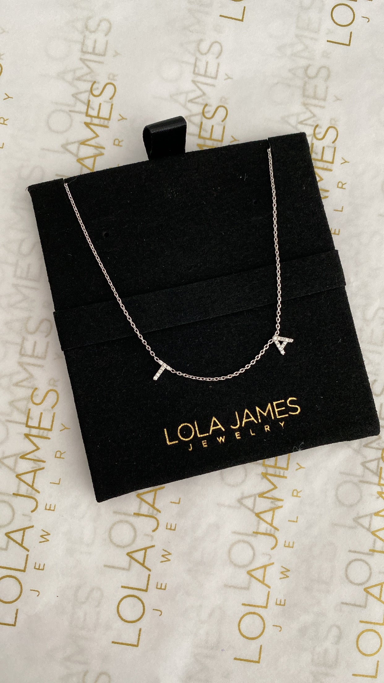 Mini Diamond Spaced Out Letters