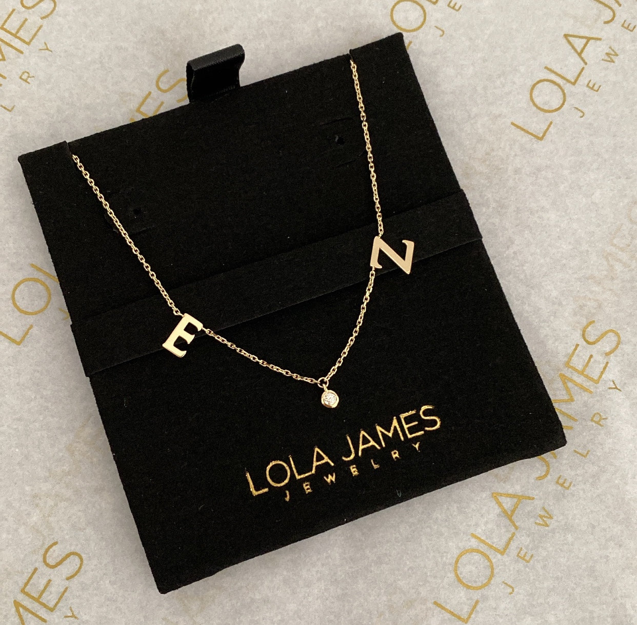 Squad Goals Letters + Dangling Diamond