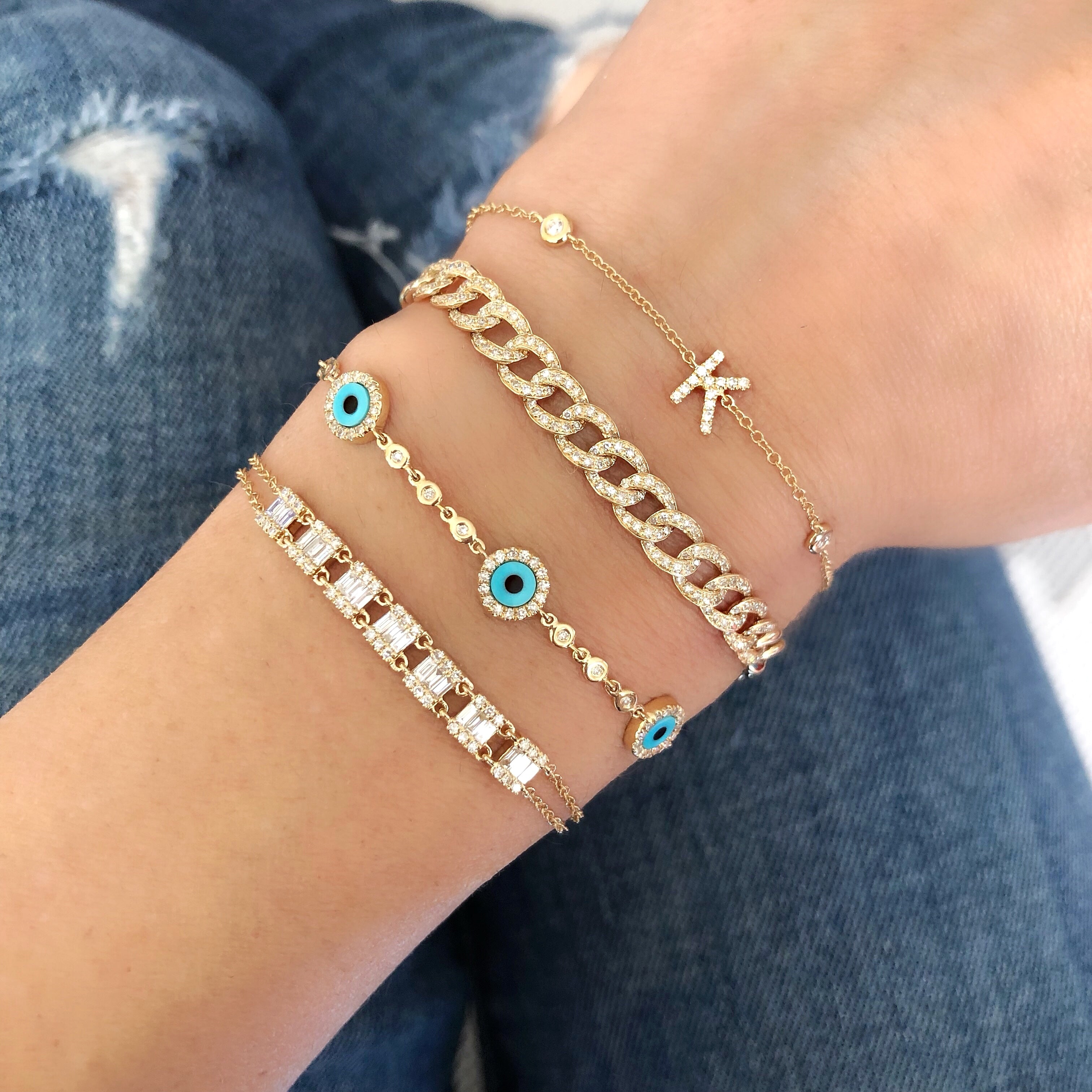 Multi Evil Eye Bracelet