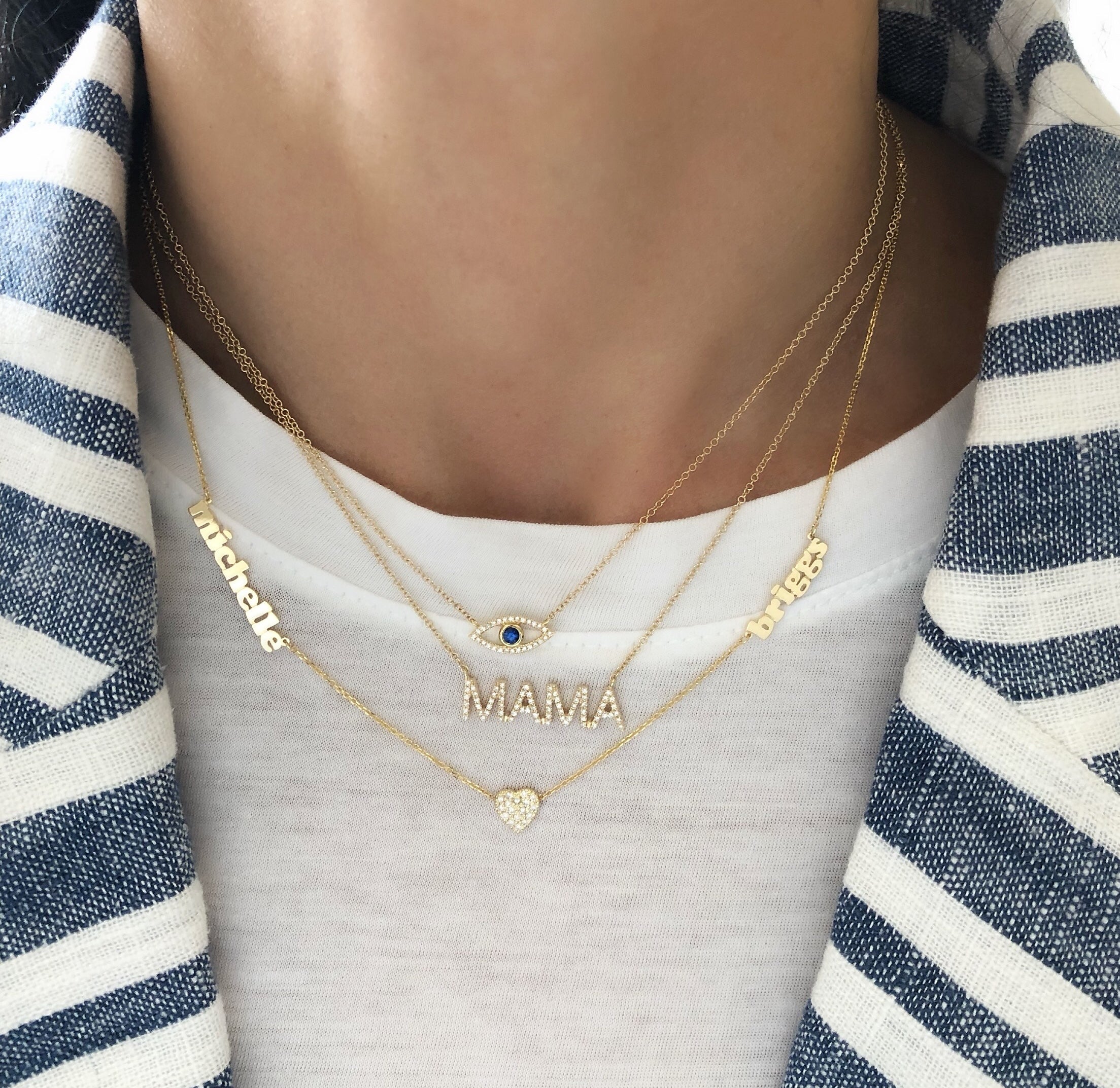 Mini Me Love with All Diamond Heart