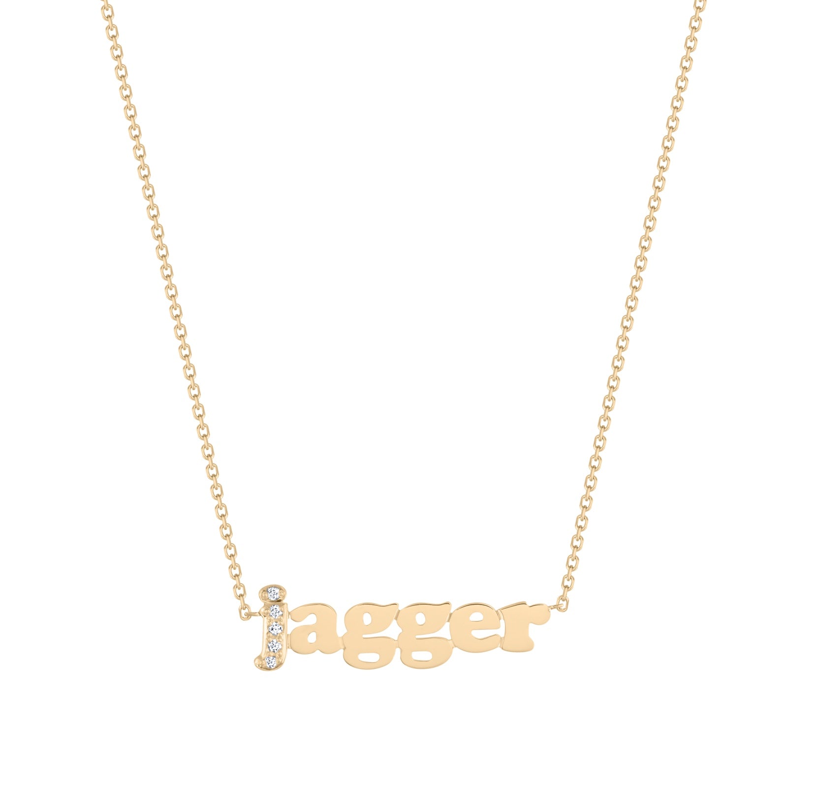 Mini Me - First Letter in Diamonds