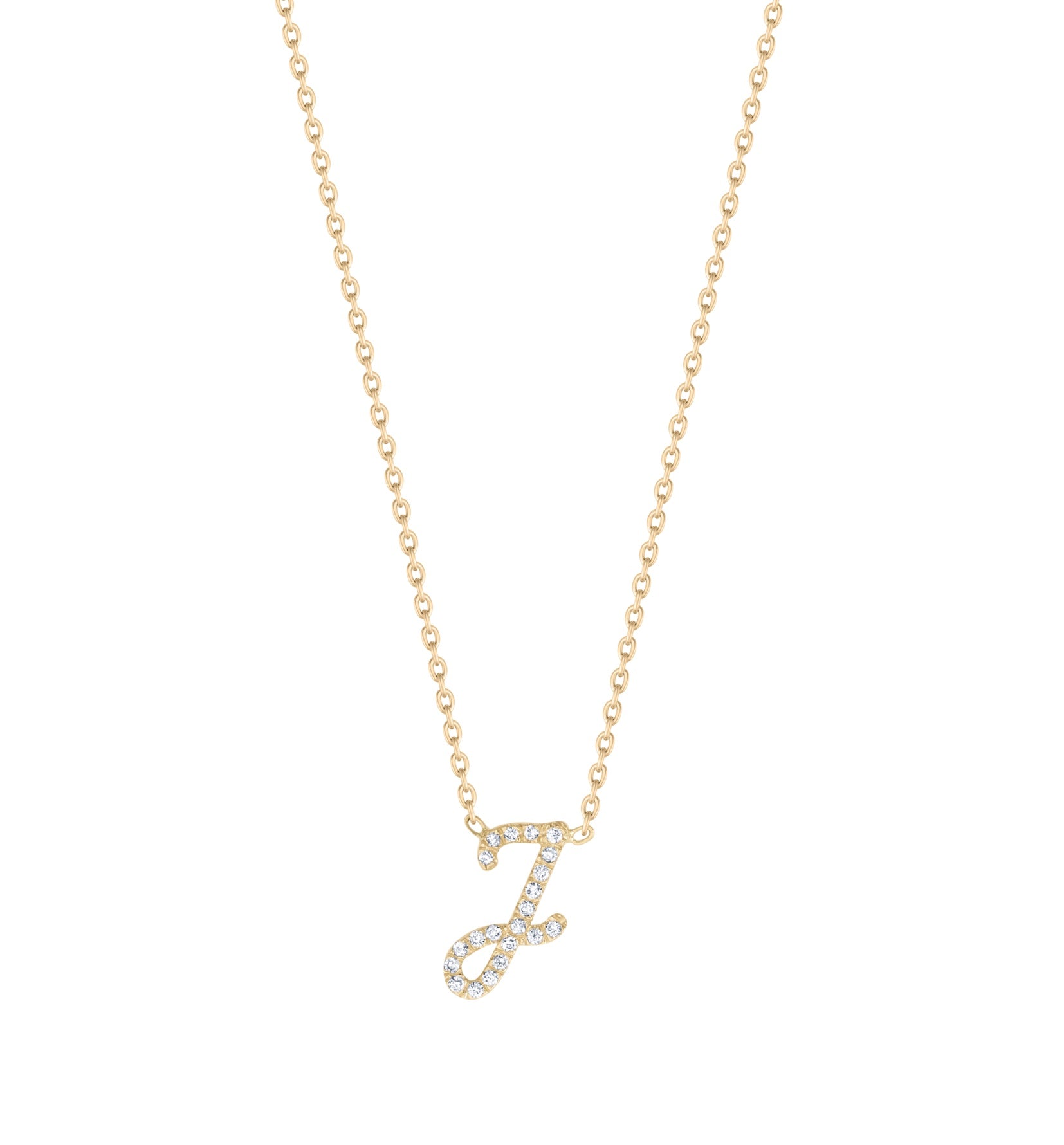 Uppercase Diamond Script Letter