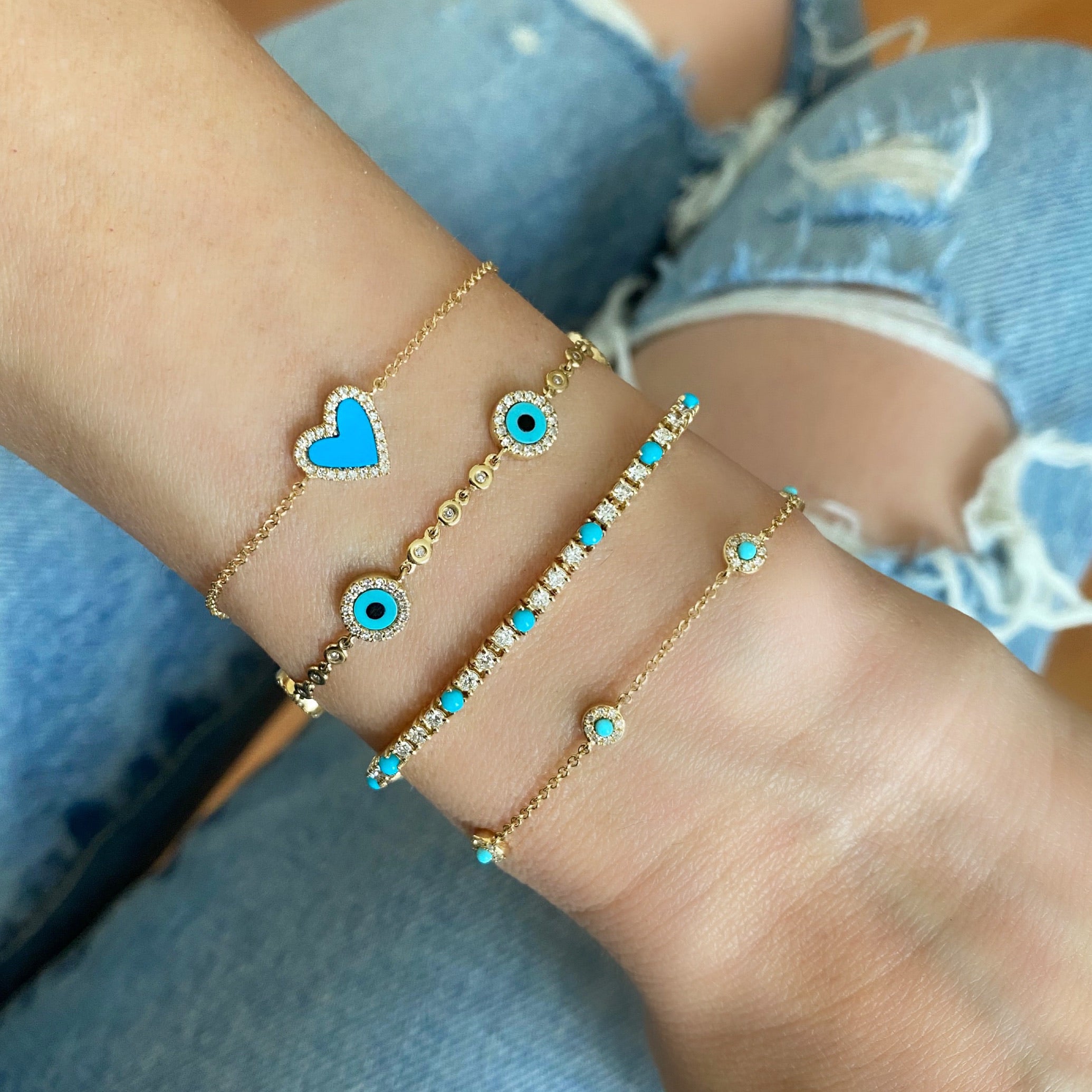Multi Evil Eye Bracelet
