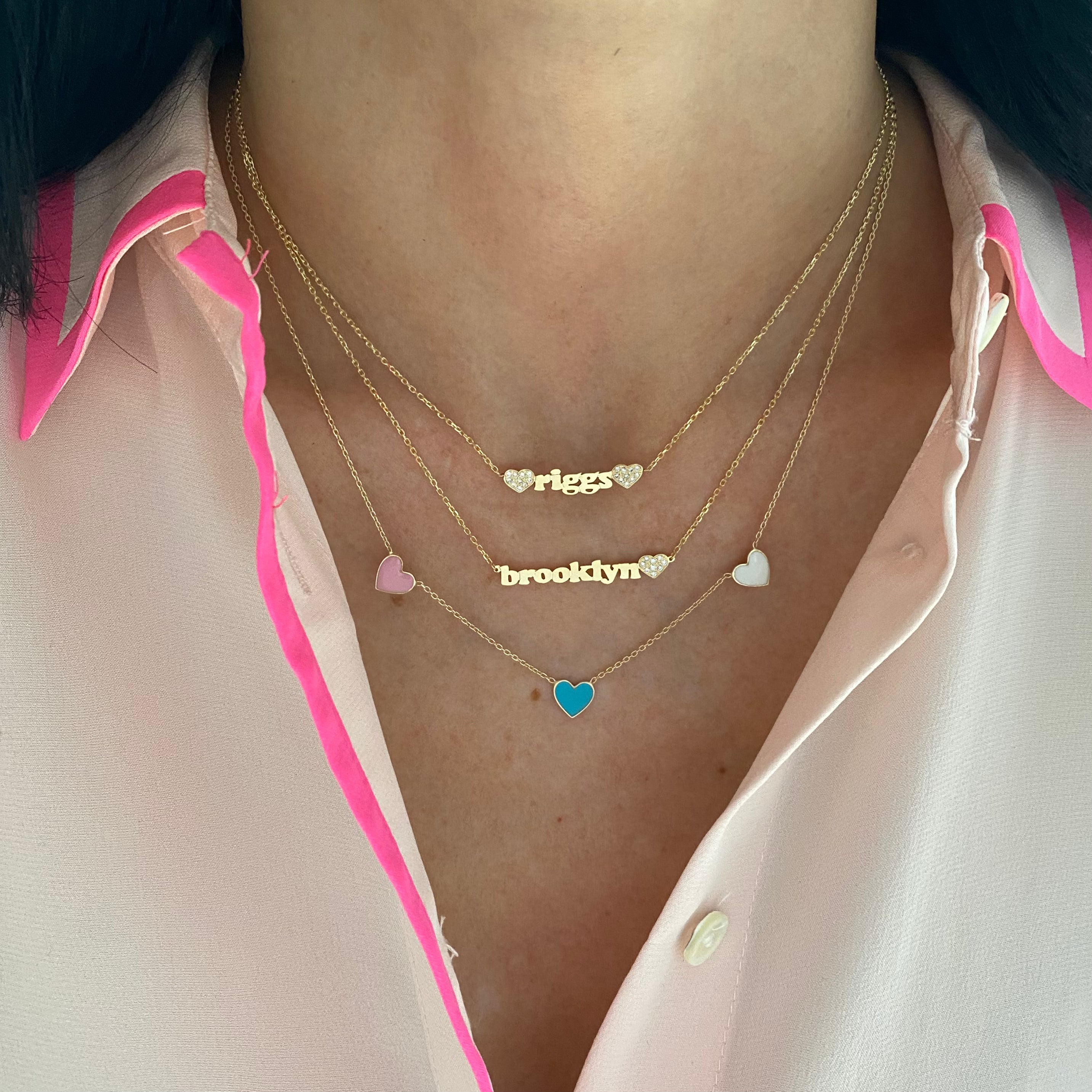 Mini Me - Double Diamond Heart