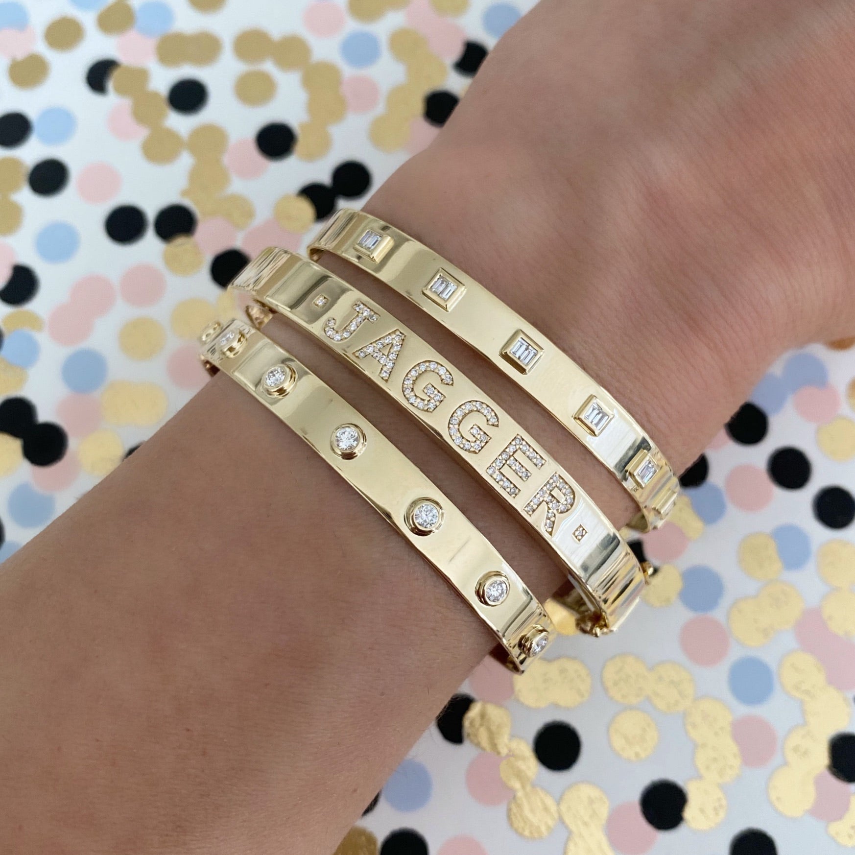 Diamond Personalized Bangle