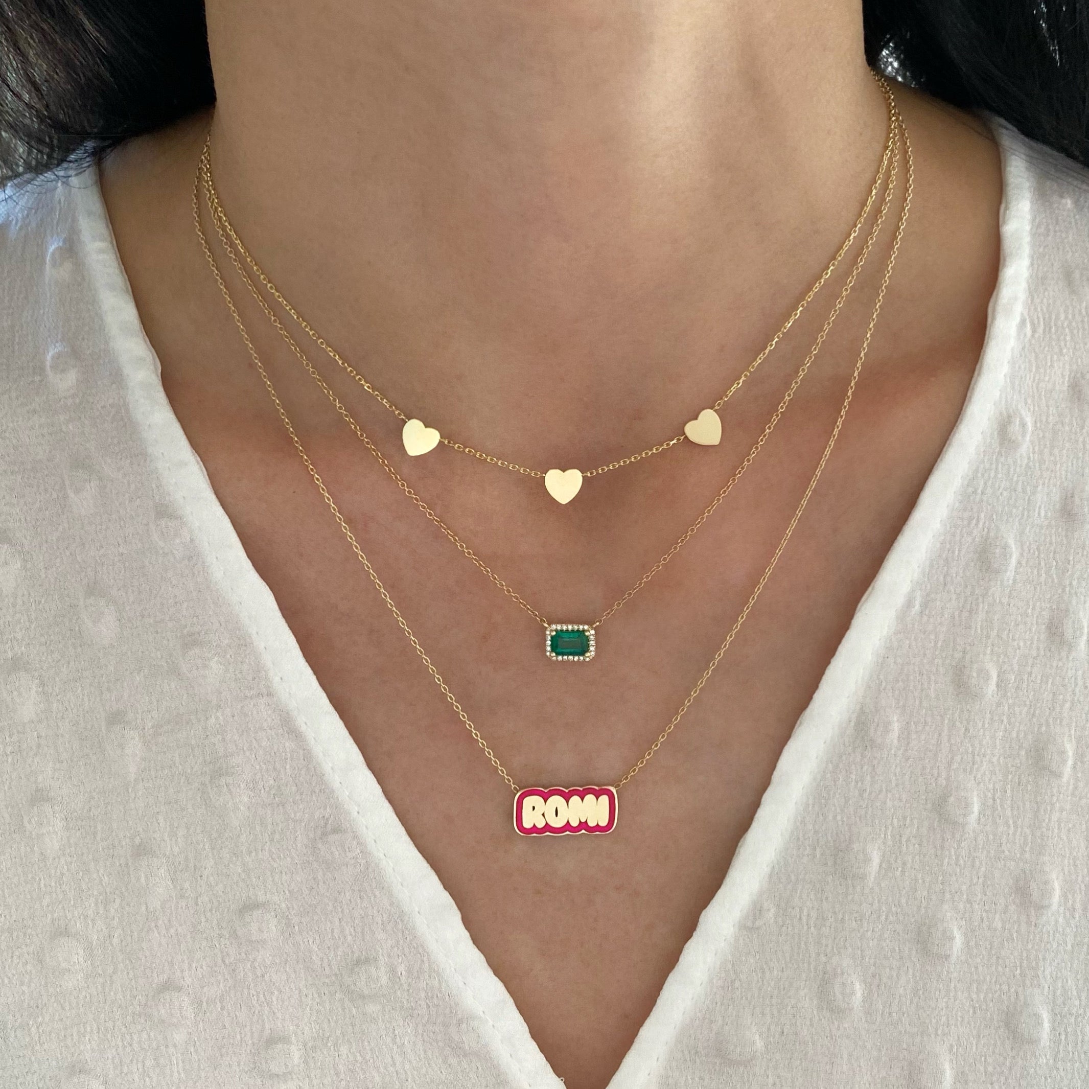 Multi Heart Necklace