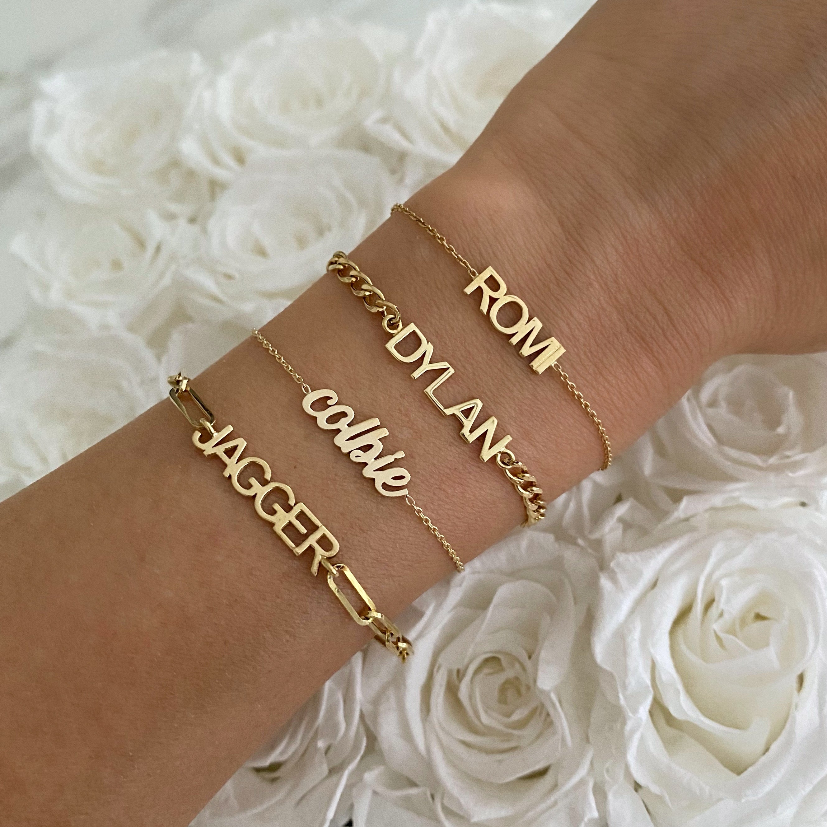 Block Name Bracelet