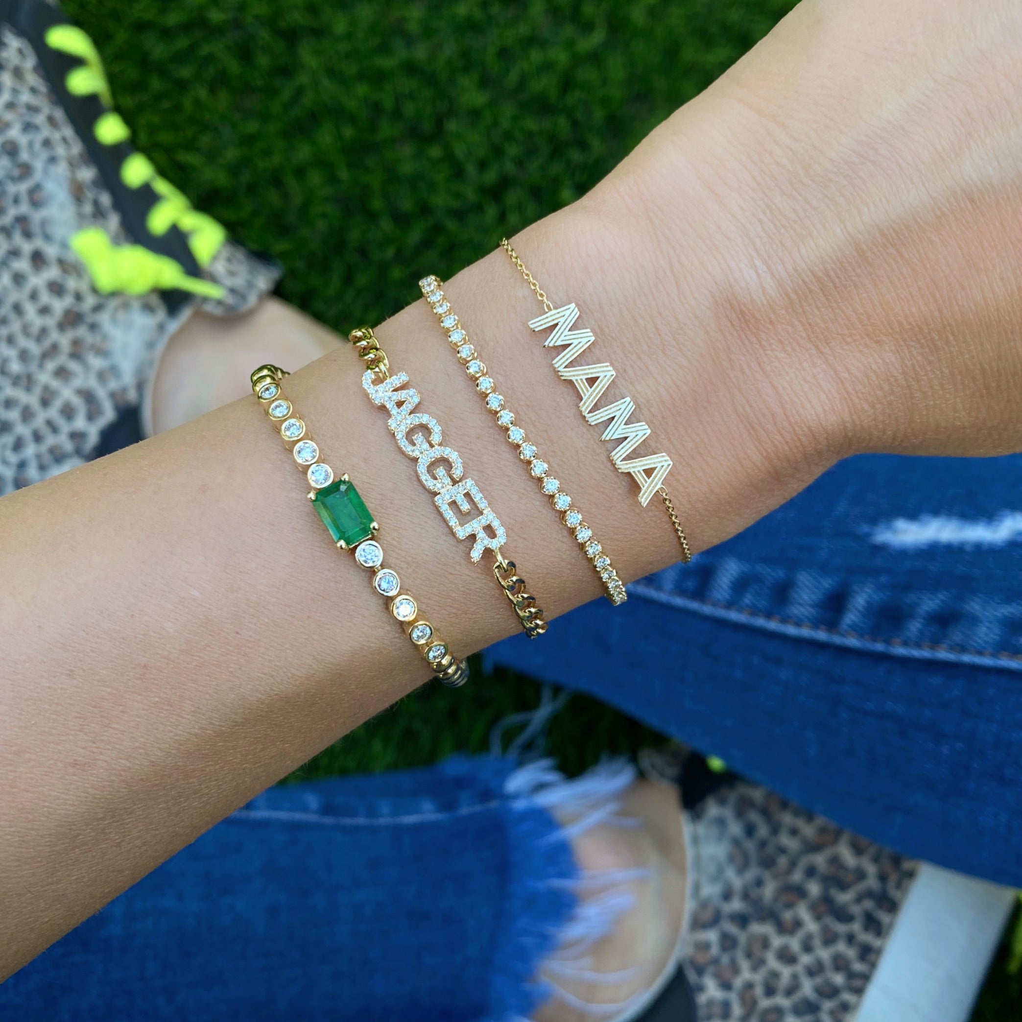 Emerald and Diamond Bracelet