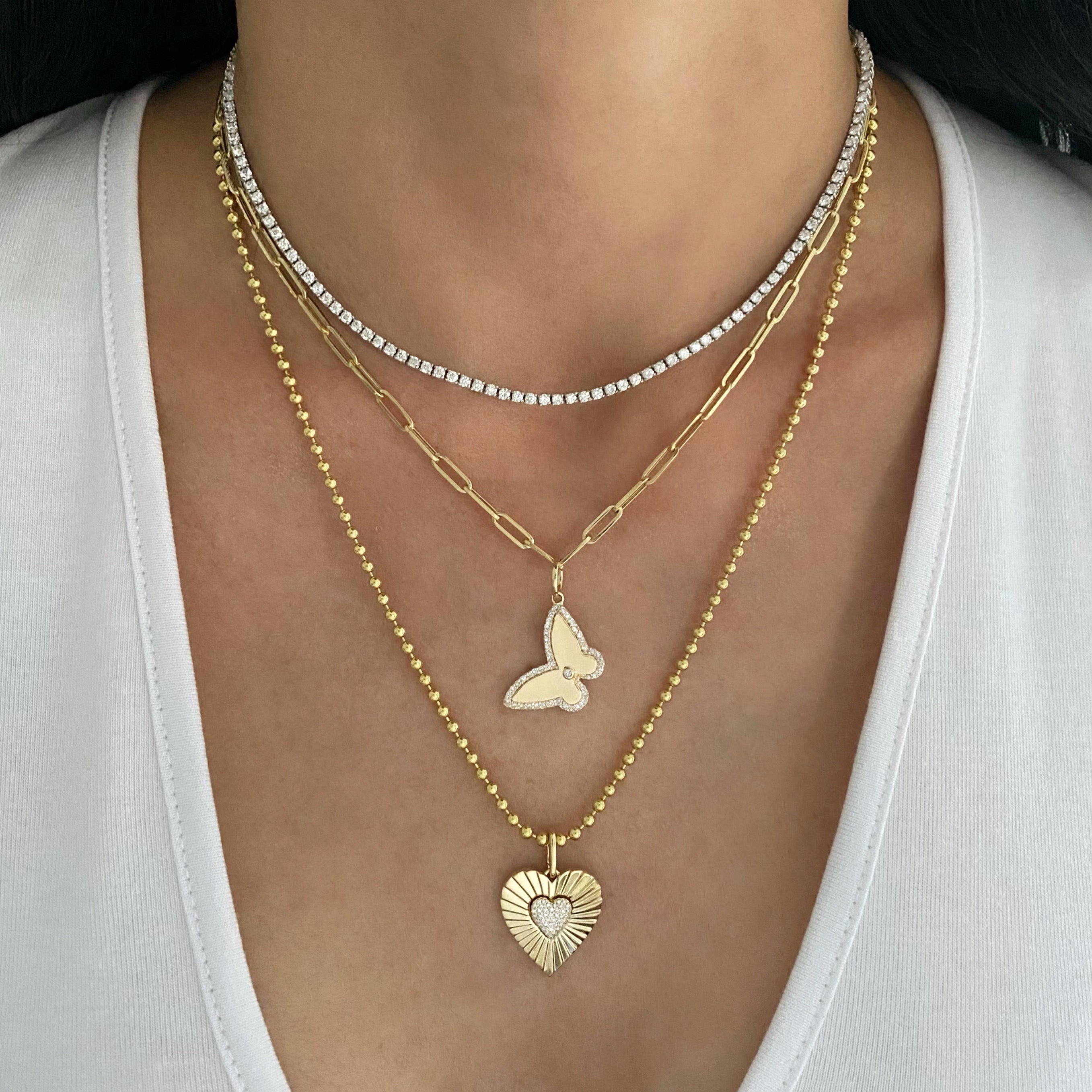 Large Ball Chain - 14K